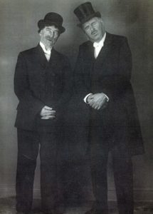 Baldevin Jonassen (Einar Keim) og Simen Sørensen (Emil Gundersen) i 1925